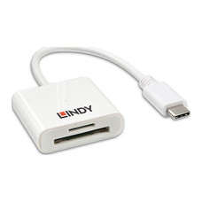 Lindy 43185 lector de tarjeta USB 3.2 Gen 1 (3.1 Gen 1) Type-C Blanco (Espera 4 dias)