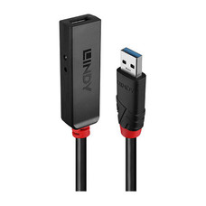 Lindy 43400 hub de interfaz USB 3.2 Gen 1 (3.1 Gen 1) Type-C 5000 Mbit/s Negro (Espera 4 dias)