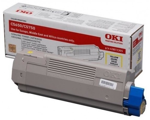 OKI C5650/C5750 Toner Amarillo 2k