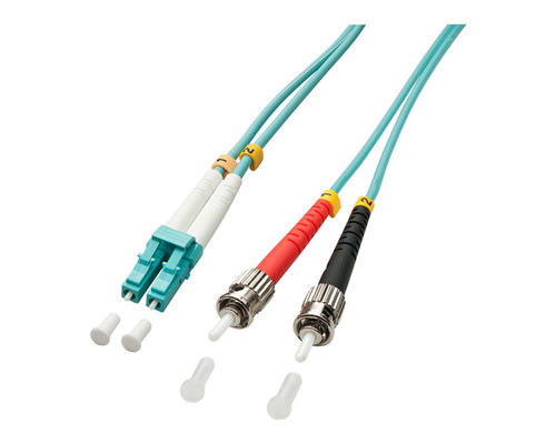Lindy 3.0m OM3 LC - ST Duplex Cable de fibra óptica e InfiniBand 3 m Turquesa (Espera 4 dias) Lindy 3.0m OM3 LC - ST Duplex Cable de fibra óptica e InfiniBand 3 m Turquesa (Espera 4 dias)