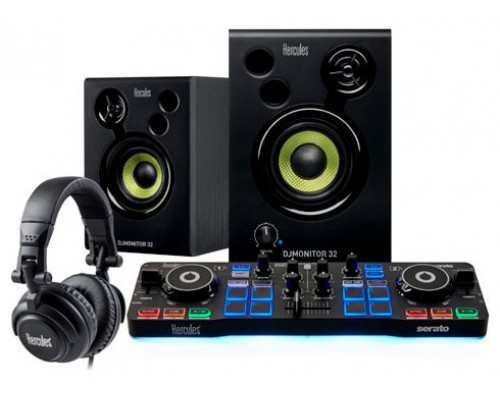 Hercules DJStarter Kit controlador dj Negro (Espera 4 dias)