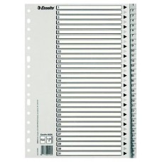 ESSELTE ESSELTE indice numerico 1-33 Esselte multitaladro PP folio gris