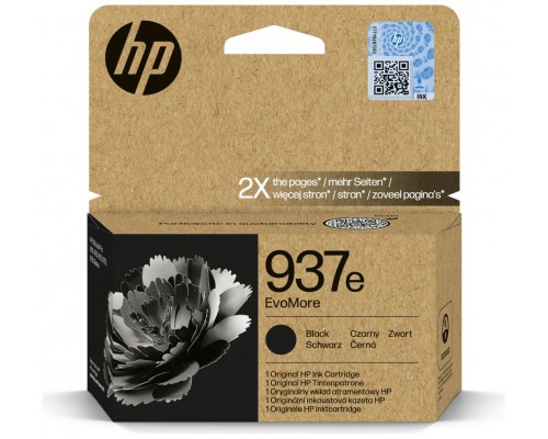 HP 937e Cartucho Negro OfficeJet Pro 9110b, 9120