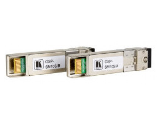 Kramer Electronics OSP-SM10S red modulo transceptor Fibra óptica 10200 Mbit/s SFP+ 1330 nm (Espera 4 dias)