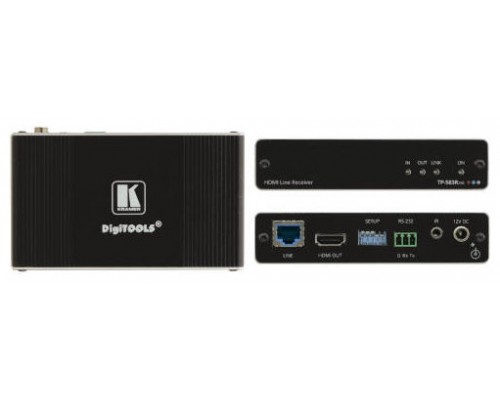 KRAMER / RECEPTOR HD BASE T - ALTO RENDIMIENTO/ 4K / HDMI / TP-583RXR / NEGRO (Espera 4 dias)