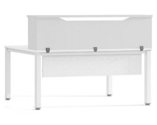 MODULO RECEPCION ALTILLO 140CM BLANCO / BLANCO. MEDIDAS 140X40X30CM. (MESA NO INCLUIDA EN EL PRECIO, SE COMPRA APARTE) ROCADA 5014AW04 (Espera 4 dias)