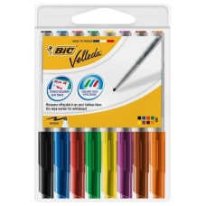 BIC BOLI 8 marcadores Velleda 1741 punta conica trazo 1,4mm surtidos