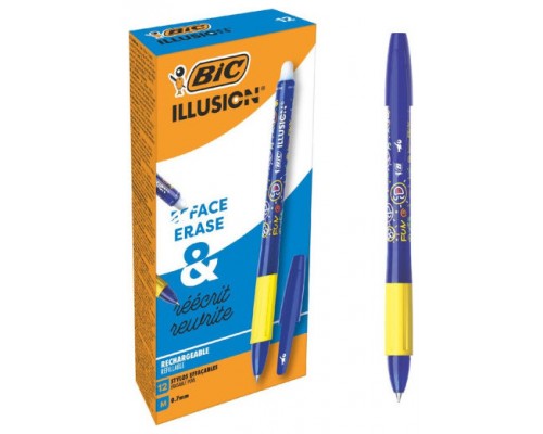 BOLIGRAFO DE GEL BORRABLE AZUL BIC 516518 (MIN12) (Espera 4 dias)