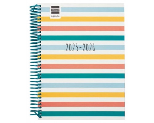 AGENDA ESCOLAR 2025-2026 DIVA 4º 155X212 1DIA PAGINA COLORS+ FINOCAM 536160526 (Espera 4 dias)