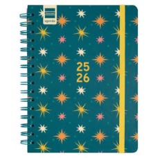 AGENDA ESCOLAR 2025-2026 CURSO COSMO 4º 155X212 SEMANA VISTA HORIZONTAL STARS+ FINOCAM 537050126 (Espera 4 dias)
