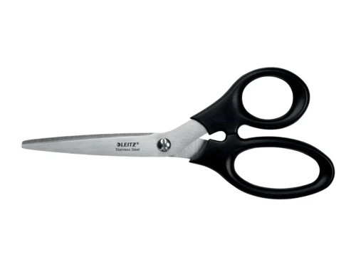 TIJERAS ACERO INOXIDABLE 185 MM (BL&Iacute;STER CART&Oacute;N), NEGRO LEITZ 54240095 (Espera 4 dias)