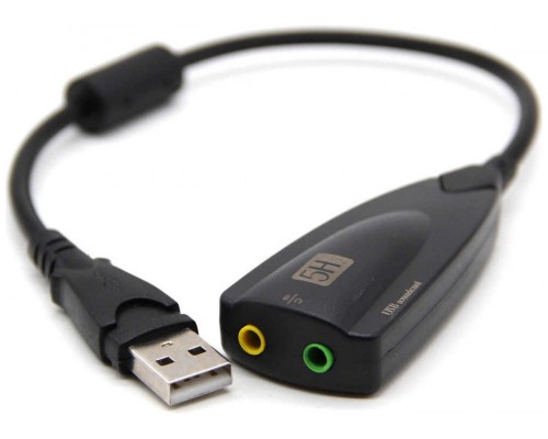 Adaptador Externo Tarjeta Sonido USB 5HV2 (Espera 2 dias)