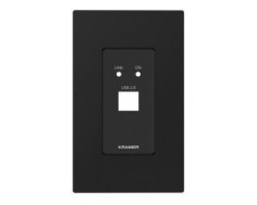 Kramer Electronics WP-2UT/US-PANEL-SET-D(B) Negro (Espera 4 dias)