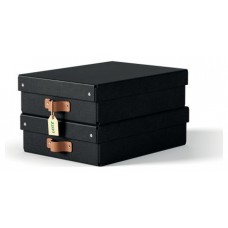 PACK 2 CAJAS DE ALMACENAMIENTO CART&Oacute;N MEDIANA BAJA COLOR NEGRO LEITZ 61480095 (Espera 4 dias)