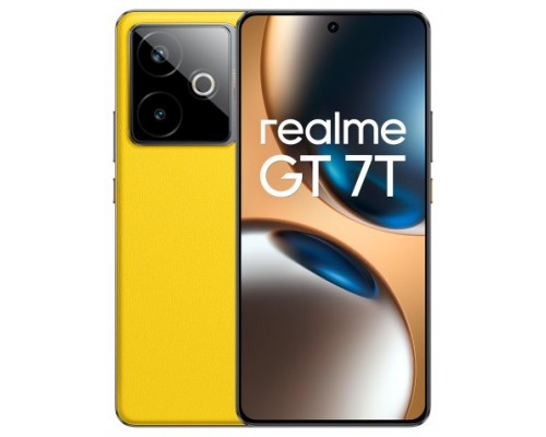 realme GT 7T 17,3 cm (6.8") SIM doble Android 15 5G USB Tipo C 12 GB 256 GB 7000 mAh Amarillo (Espera 4 dias)
