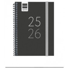 AGENDA ESCOLAR 2025-2026 SECUNDARIA 8º 120X164 SEMANA VISTA HORIZONTAL NEGRO+ FINOCAM 634224026 (Espera 4 dias)