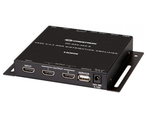 CRESTRON 1:2 HDMI  DISTRIBUTION AMPLIFIER W/4K60 4:4:4 & HDR SUPPORT (HD-DA2-4KZ-E) 6509696 (Espera 4 dias)