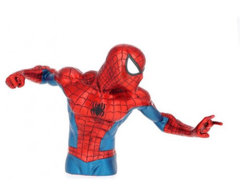 HUCHA BUSTO SPIDER MAN PX VERSIÓN METÁLICA 20 CM MONOGRAM 67963 (Espera 4 dias)