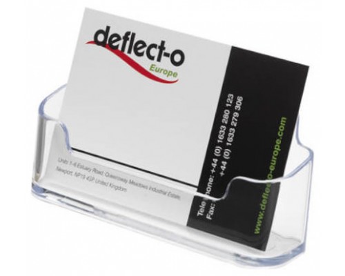 Deflecto Visitenkartenhalter 70101 max. 50 Karten acollador de tarjeta Poliéster Transparente (Espera 4 dias)