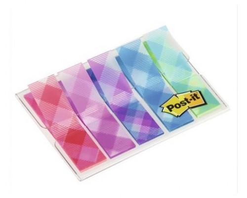 PACK 5 DISPENSADORES X 20 MARCADORES INDEX 11,9X43,2MM COLORES SURTIDOS DECORADOS 684-PLD5-EU POST-IT 7100216119 (Espera 4 dias)