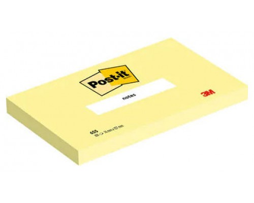 PACK 12 BLOCS 100 HOJAS NOTAS ADHESIVAS 76X127MM CANARY YELLOW CAJA CARTÓN 655 POST-IT 7100290165 (Espera 4 dias)