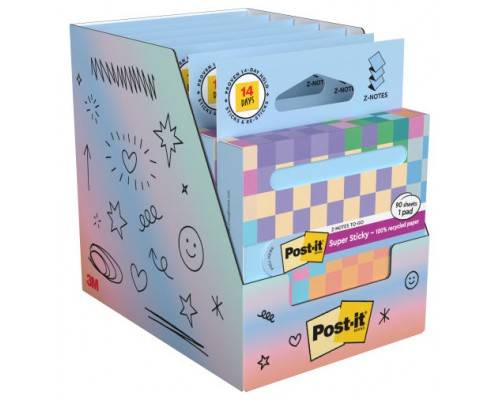 BLISTER DISPENSADOR 36 MARCADORES INDEX STRONG 25,4X38,1 MM 3 COLORES PASTEL ROSA/AMARILLO/MORADO 686-3SUN POST-IT 7100396511 (Espera 4 dias)