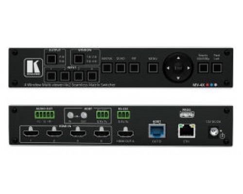 Kramer Electronics MV-4X Matriz de conmutación AV 12 W (Espera 4 dias)