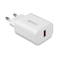 Lindy 73412 cargador de dispositivo m&oacute;vil Smartphone, Tableta Blanco Corriente alterna Carga r&aacute;pida Interior, Exterior (Espera 4 dias)