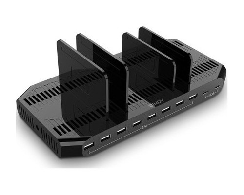 Lindy 73435 cargador de dispositivo m&oacute;vil Smartphone, Tableta Negro Corriente alterna Carga r&aacute;pida Interior (Espera 4 dias)