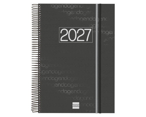 AGENDA 2027 BASIC YEAR E40 210X297MM DIA PAGINA NEGRO FINOCAM 741116027 (Espera 4 dias) AGENDA 2027 BASIC YEAR E40 210X297MM DIA PAGINA NEGRO FINOCAM 741116027 (Espera 4 dias)