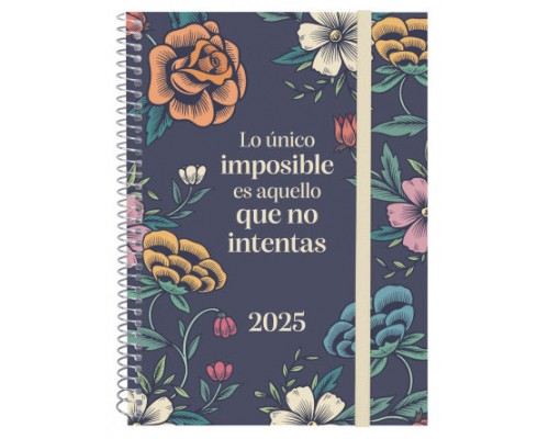 AGENDA 2025 TRENDY DESIGN E10 155X212MM SEMANA VISTA HORIZONTAL IMPOSIBLE FINOCAM 742232525 (Espera 4 dias)