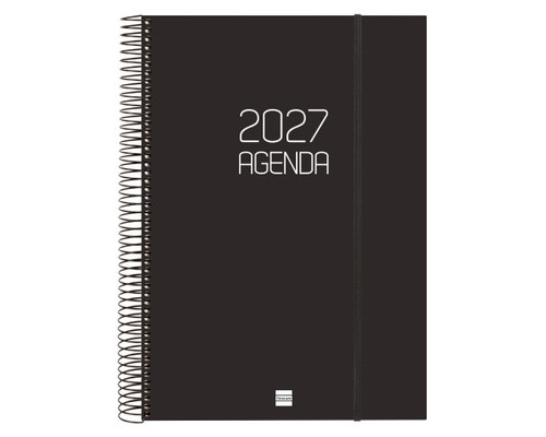 AGENDA 2027 BASIC OPAQUE E40 210X297MM DIA PAGINA NEGRO FINOCAM 742926027 (Espera 4 dias) AGENDA 2027 BASIC OPAQUE E40 210X297MM DIA PAGINA NEGRO FINOCAM 742926027 (Espera 4 dias)