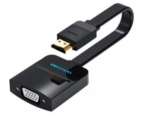 CONVERSOR HDMI/M A VGA/H JACK 3.5/H 0.15 M NEGRO VENTION (Espera 4 dias)