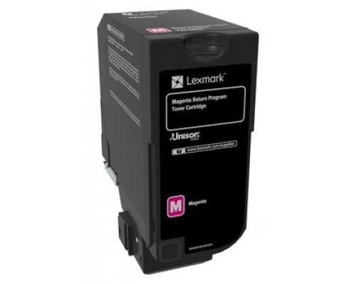 Lexmark CS720, CS725, CX725 Cartucho de toner magenta Retornable