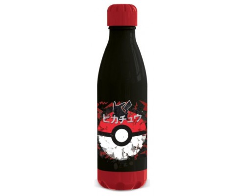 BOTELLA DE PLÁSTICO PIKACHU Y POKEBALL (ROJO/NEGRO) 660 ML STOR REDSTRING 75778 (Espera 4 dias)