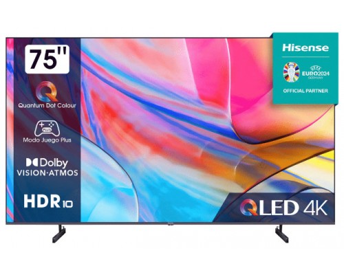 Hisense 75A7KQ TV 75" QLED 4K STV 4xHDMi 2xUSB Wi