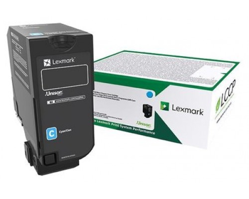 Lexmark CS/CX 727, CS728 Cartucho de toner cian Retornable