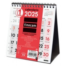 CALENDARIO 2025 SOBREMESA NEUTRO NUMEROS GRANDES XS 140X150MM FINOCAM 780120025 (Espera 4 dias)