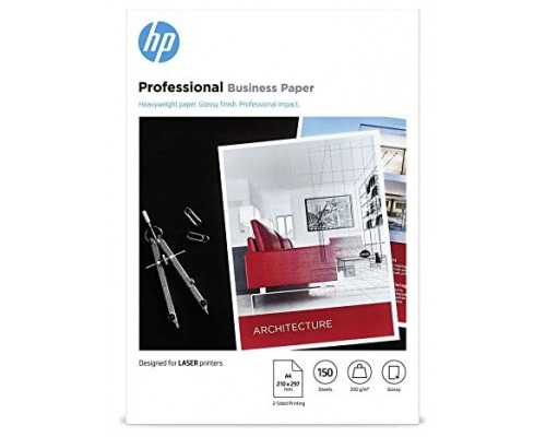 HP LaserJet Papel profesional Brillo A4 200g 150sh FSC