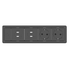 KRAMER CONNECT - ROOM CONNECTIVITY BASELINE, BLACK IN-TABLE (Espera 4 dias)
