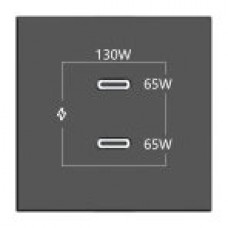 KRAMER CONNECT - ROOM CONNECTIVITY BLACK 2 PORTS USBC 130W ( (Espera 4 dias)