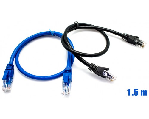 Pack x2 Cable UTP RJ45 24AWG CAT6 1.5m + 50 Bridas BIWOND (Espera 2 dias)