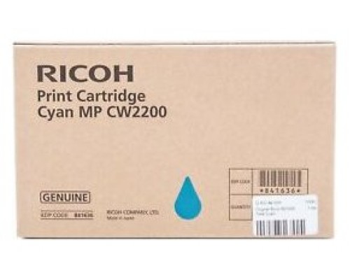 RICOH Multifuncional Planos Color MP CW2200SP Tinta Cian