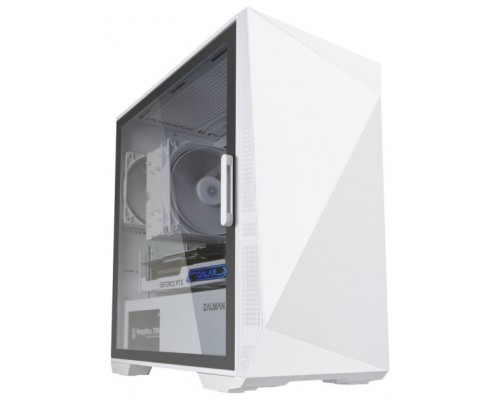 CAJA ZALMAN Z1 ICEBERG MICRO-ATX 3XVENT 120MM 2XUSB 3.0 BLANCO S/N FUENTE
