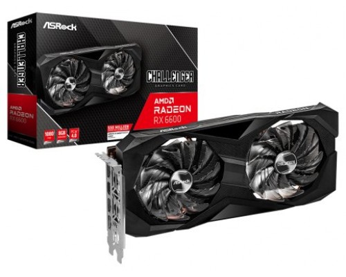 VGA ASROCK RADEON RX6600 8GB CHALLENGER GDDR6 PCIE