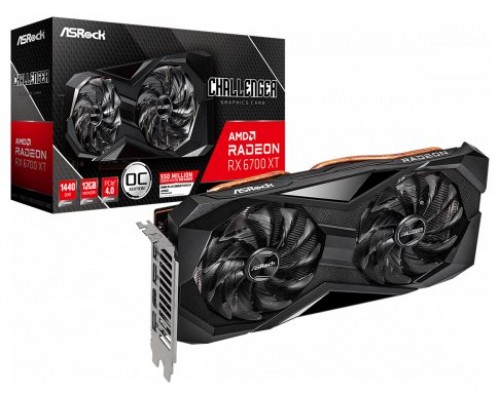 Asrock Challenger Radeon RX 6700 XT D 12GB OC AMD GDDR6 (Espera 4 dias)