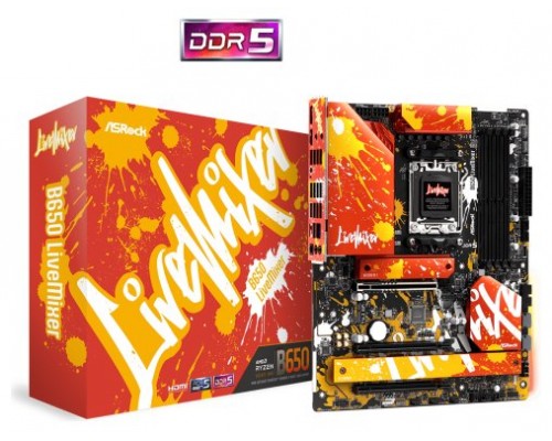 Asrock B650 LiveMixer AMD B650 Zócalo AM5 ATX (Espera 4 dias)