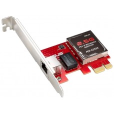 TARJETA DE RED ASUS PCE-C2500,PCI-E,RJ45,DUAL-BAND,802.3ab (1000Base-T)/802.3bz (2.5GBase-T),2.5GbE, 1GbE, 100MbE (Espera 4 dias)
