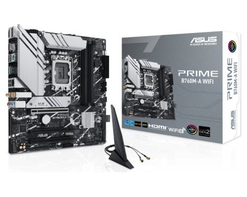 ASUS Placa Base PRIME B760M-A WIFI DDR5 mATX 1700