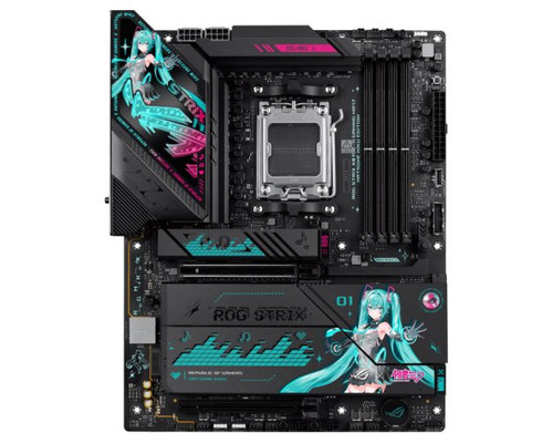 ASUS ROG STRIX X870E-H GAMING WIFI7 HATSUNE MIKU EDITION AMD X870E Zócalo AM5 ATX (Espera 4 dias) ASUS ROG STRIX X870E-H GAMING WIFI7 HATSUNE MIKU EDITION AMD X870E Zócalo AM5 ATX (Espera 4 dias)